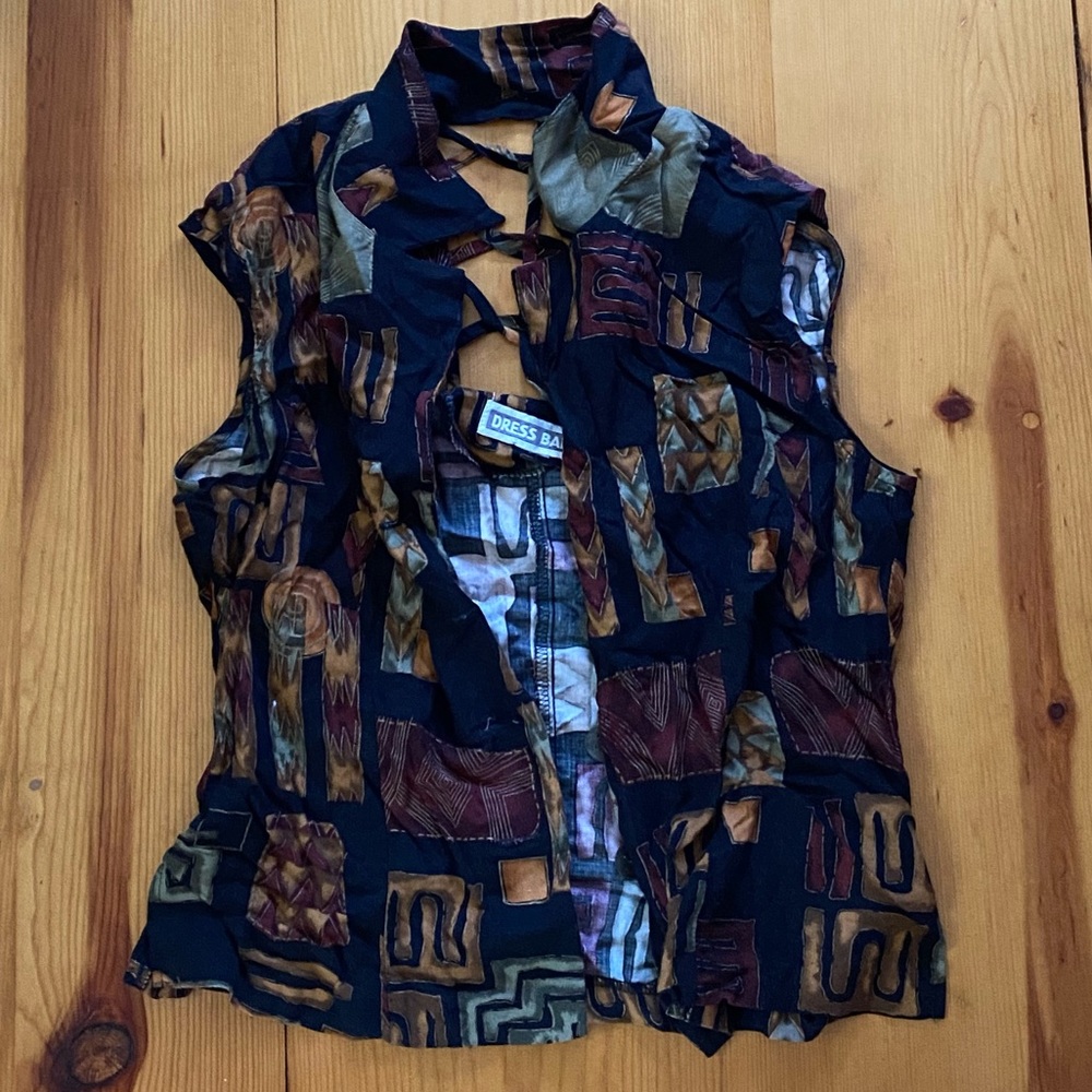 Vintage USED button-up Dressbarn vest